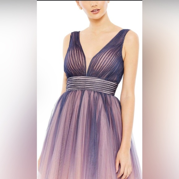 Mac Duggal Ombre Tulle Prom Dress NWT Size 2 - Picture 3 of 9